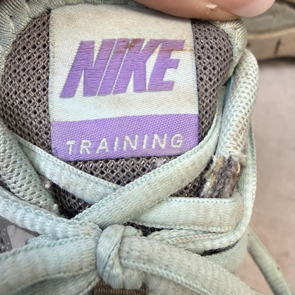 Nike Training Shoes Womens Size 9.5 Gray Purple Teal Running Sneakers - Picture 9 of 10